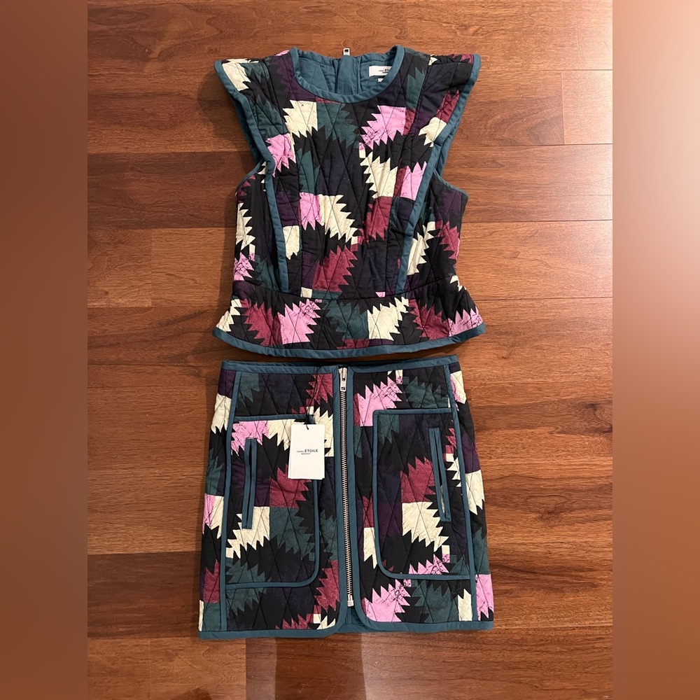 Isabel Marant Multicolor Quilted Set